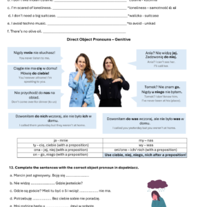 Ebook Dopełniacz (Genitive)